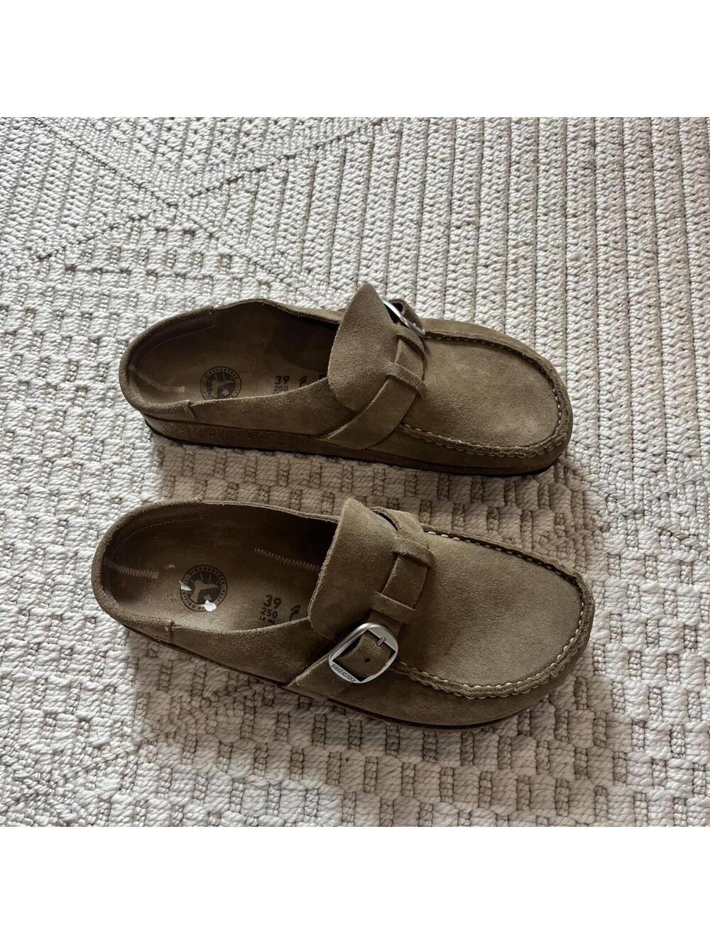 Birkenstock Buckley Suede Clogs - Picture 3 of 7